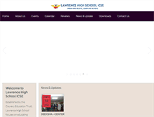 Tablet Screenshot of lawrenceschool.in